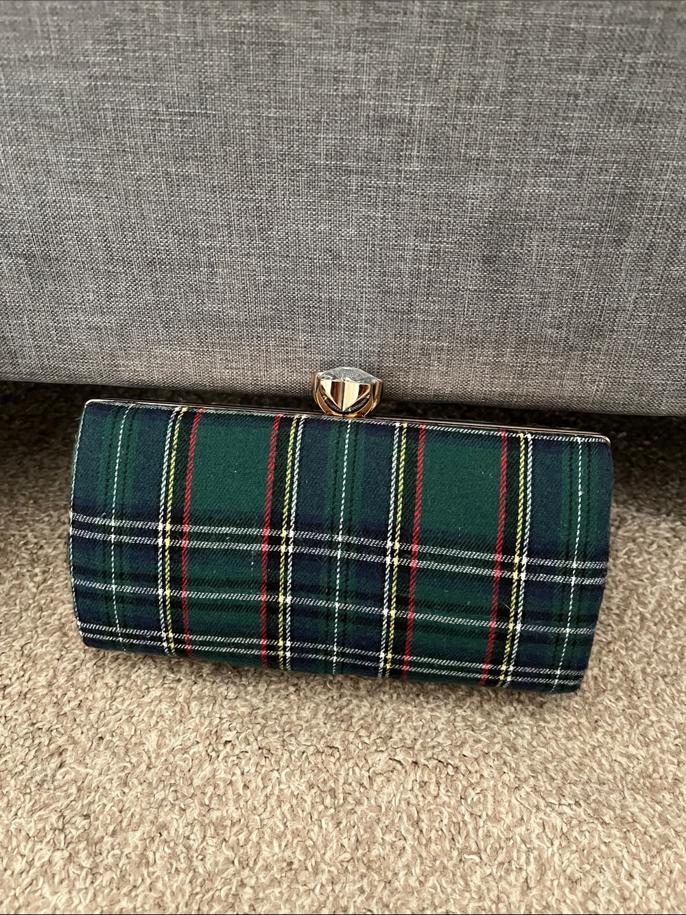 Cute plaid Clutch